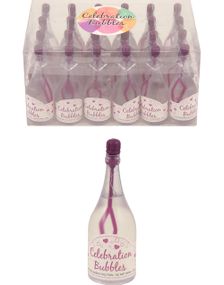 24 stk Klare Champagneflasker Såpebobler 768 ml - Heavenly Love