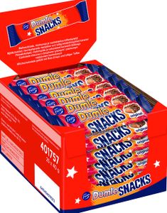 25 stk Dumle Snacks / Sjokolade med Karamellkjerne - Hel Eske