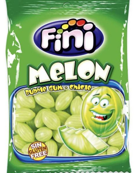 Fini Melon Bubblegum - Pose med Melonformede Tyggegummier 75 gram