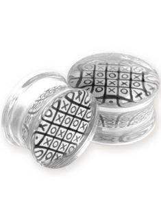 XOXO - Gjennomsiktige Piercing Plugg