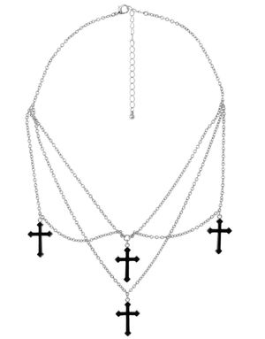 Intrikat Gotisk Smykke med Kors