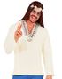Vintage Hippie Kostymeskjorte til Herre - XXL