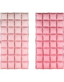 Tosidig Rosa Waffle Folie Ballong for Backdrop/Bakgrunn 55x110 cm