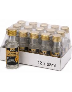 12 stk NATCO Almond Flavouring Essence - Mandel Essens - Hel Pakke 12x28 ml (India)