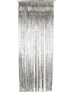 Sølvfarget Shimmer Dørforheng 244x91 cm