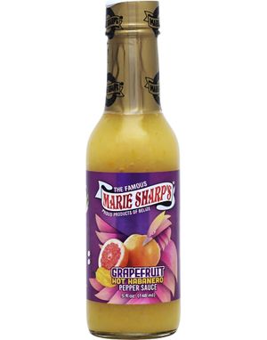 Marie Sharp's Hot Habanero Grapefruit Pepper Sauce - Sterk Habanerosaus med Grapefrukt 148 ml (Belize)