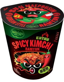 1787184000_1Extra Spicy Kimchi Ramyun - Extra Sterk Kimchismak - BIBIGO 98 gram (Korea)