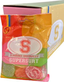 1819238400_118 stk S-merke Supersurt Orginal 80g - Hel eske 1440g