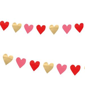 Hjertebanner 2 Meter - Love You
