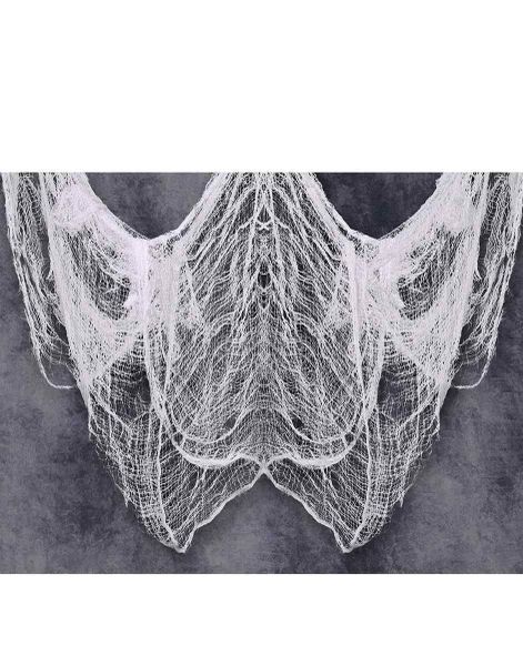 Stor Hvit Netting - 2x5 meter