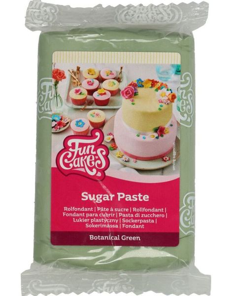 Funcakes Fondant - Botanical Green / Botanisk Grønn 250 gram