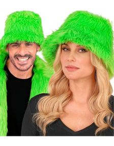 90's Pels Bøttehatt - Grønn