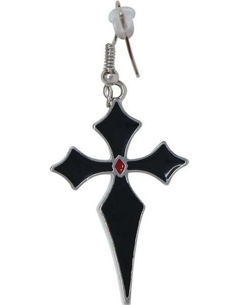 Svarte Kors - Øredobber 3,5 cm