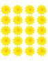20 stk Gule Dekorasjonsblomster 