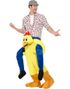 Kylling Piggyback Ride - Unisex Luksuskostyme