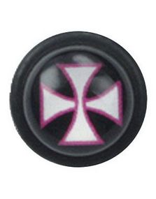 Kors - Svart Fake Piercing
