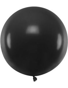 SVART Pastellfarget Rund JUMBO Ballong 60 cm