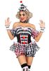 Darling Harlequin - Harlekin/Klovnekostyme til Dame