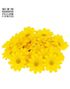 20 stk Gule Dekorasjonsblomster 