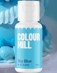 Colour Mill Himmelblå Oljebasert Matfarge - 20ml