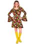 60-Talls Blomstrete Hippiekostyme til Dame - Medium