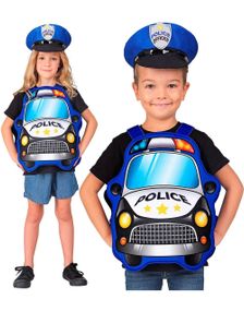 Politi - Kostyme til Barn 3-5 År