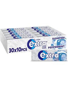 30 stk Extra Ice Peppermint Tyggegummi Pakker - Hel Eske 420 gram