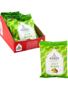 12 stk Jelly Beans - Bonds of London - Hel Eske 130 gram (UK)