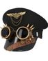 Steampunk Offisershatt med Briller