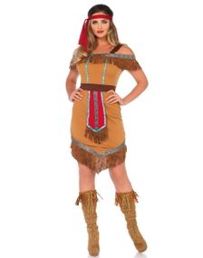 Innfødt Indianerprinsesse Damekostyme