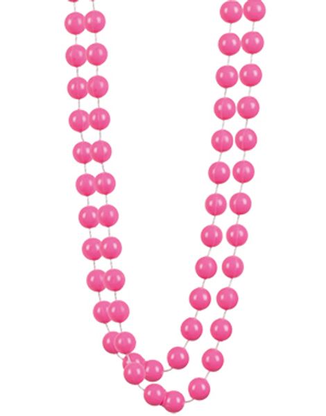2 Stk Rosa Party Perlekjeder
