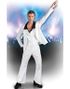 Hvit Saturday Night Fever Inspirert Herrekostyme