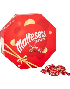 Maltesers Teasers Milk Chocolate & Honeycomb - Sjokoladebiter med Crunch - Gaveeske 335 gram
