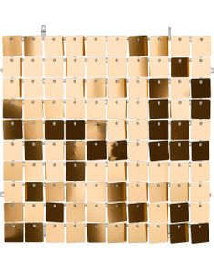 Veggpanel med Paljetter 30x30 cm Kobber - Backdrop/Bakgrunn
