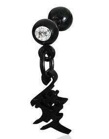 Hanging Orient - Svart Fake Piercing