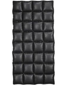 Svart Waffle Folie Ballong for Backdrop/Bakgrunn 55 cm x 110 cm