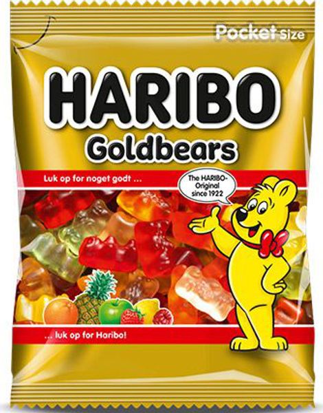 Haribo Goldbears - Gummibjørner 80 gram