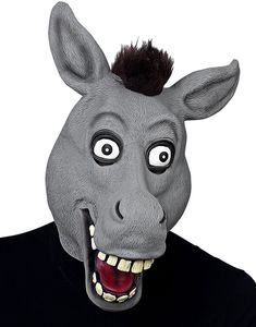 Heldekkende Esel Latexmaske