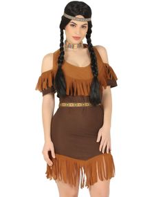 Indianer Kostyme til Dame