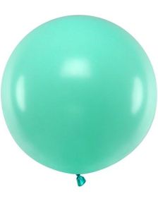 60 cm JUMBO Ballong - Aquamarine Pastellfarget 