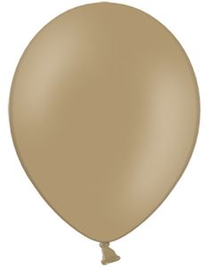 50 stk 30 cm - Cappuccino Farget Ballonger