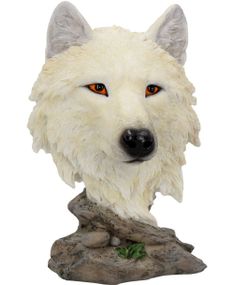 Snow Searcher - Hvit Ulv Figur 16 cm