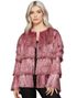 Rosa Tinsel Festivaljakke/Glitterjakke - Small/Medium