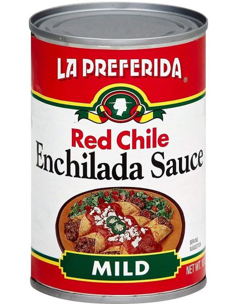 La Preferida Red Chile Enchilada Sauce - Mildt-Sterk Enchiladasaus med Rød Chili 283 gram (USA Import)
