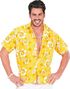 Gul Hawaii Kostymeskjorte XXL