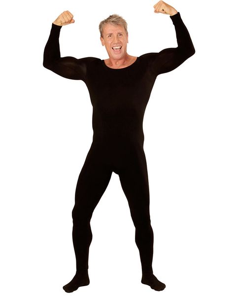 Svart Bodysuit med Lange Ermer