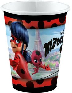 8 stk Pappkrus 250 ml - Miraculous