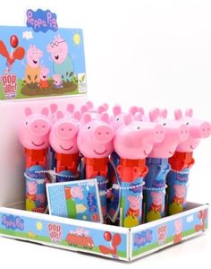 12 stk Peppa og Georg Pop Ups med Kjærlighet - Hel Eske