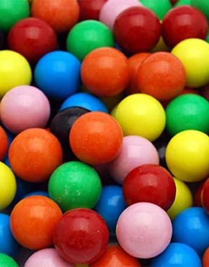 3 kg Zed Gobstoppers - Kjempestor Pose med Fargerike Evighetskuler 21-22 mm