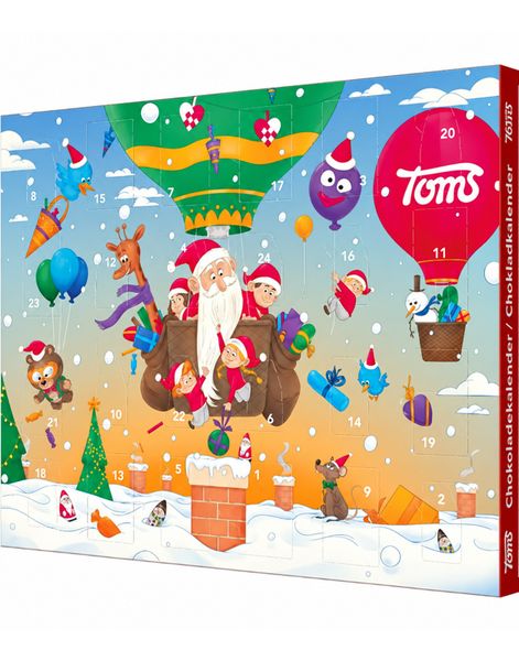 Stor Toms Sjokoladekalender 185 gram